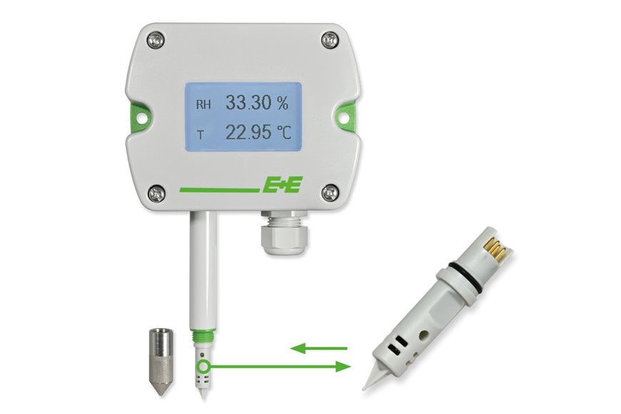 Humidity and Temperature Sensor with Interchangeable Sensing Module